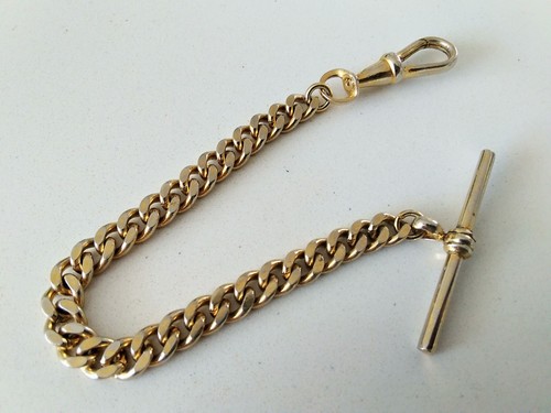 Vintage albert pocket watch - vintage,