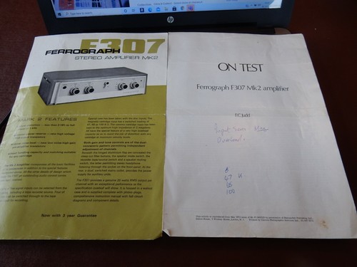 Ferrograph f307 stereo - ferrograph,
