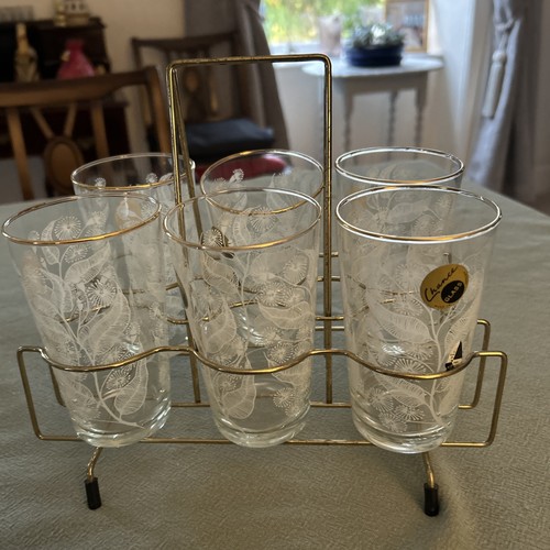 Six glasses vintage vine - six,