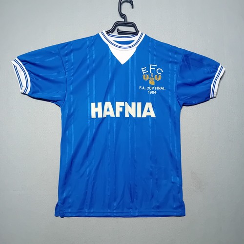 Everton shirt 1984 size - fc,