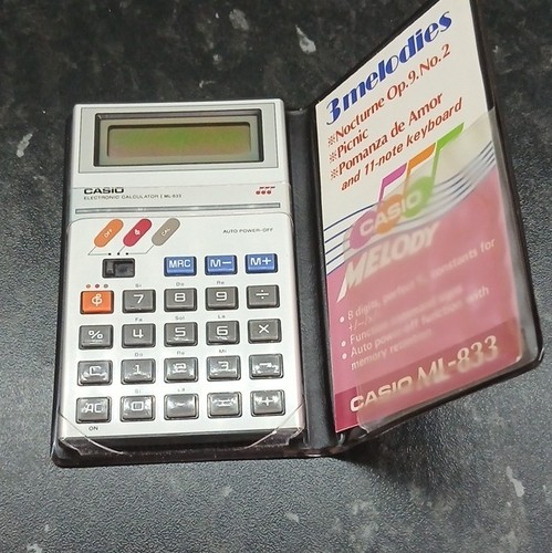 Casio 833 melody pocket - casio,