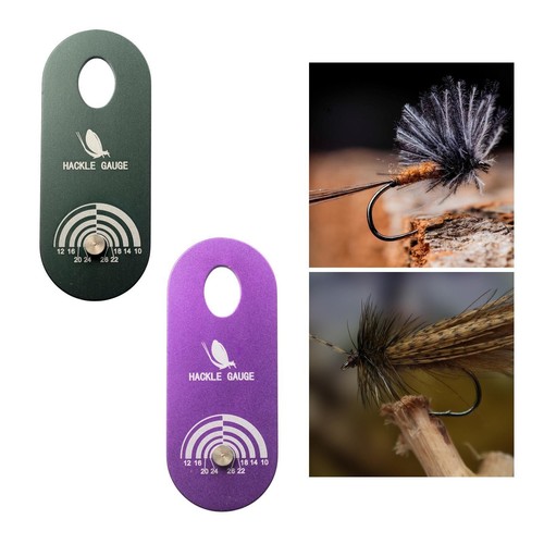 Fly tying hackle gauge - fly,
