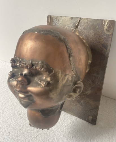 Vintage copper dolls head - vintage,