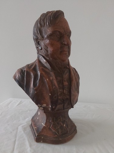 Antique terracotta bust eli - terracotta, by