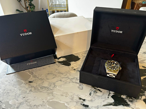 Tudor black bay harrods 41mm - bay,