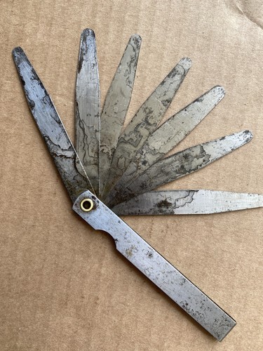 Vintage feeler gauge 1000 - gauge, 1/1000