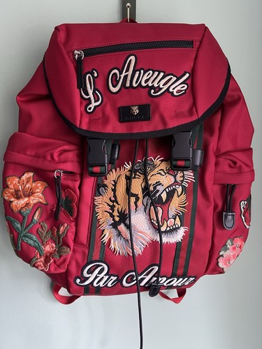 Gucci tiger embroidered techno - gucci,