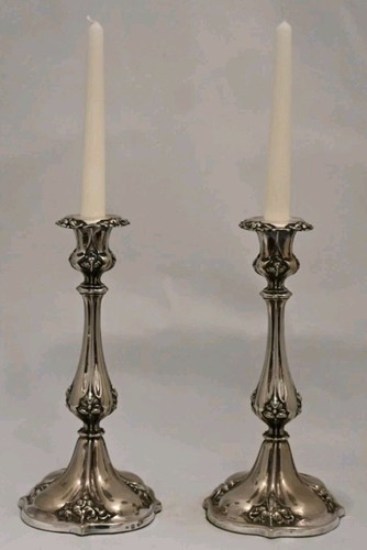Antique candlesticks elkington - antique,