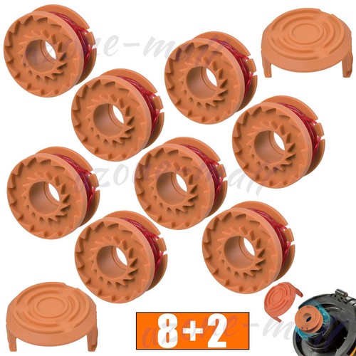 10x strimmer line spool - strimmer, cap