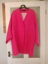 Zara Bright Pink Jacket Coat