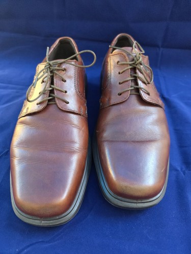 Mens ecco shoes brown leather - mens,