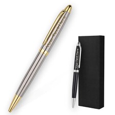 Personalised Ballpoint Pen Laser Engraved With Any Name or Message Unique Gift
