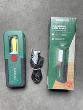 Parkside Cordless LED Work Light 2in1 Hand Torch with Magnetic and Folding Hook