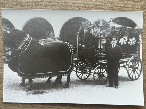 Vintage rppc horse drawn - vintage,