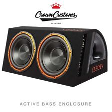 EDGE TWIN 12 INCH EDB12A ACTIVE SUBWOOFER 750 WATTS CAR AUDIO BASS CAR AUDIO