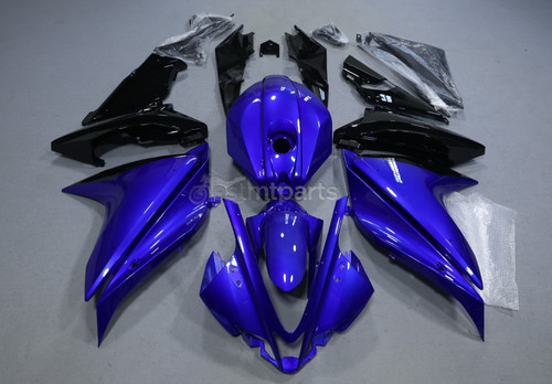 Glossy blue black fairing - glossy, kit