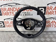 Skoda Octavia MK 4 Multifunction Paddle Leather Steering Wheel 5E3959542