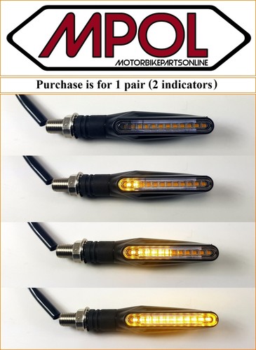 Clear lense bar led sequential - clear,