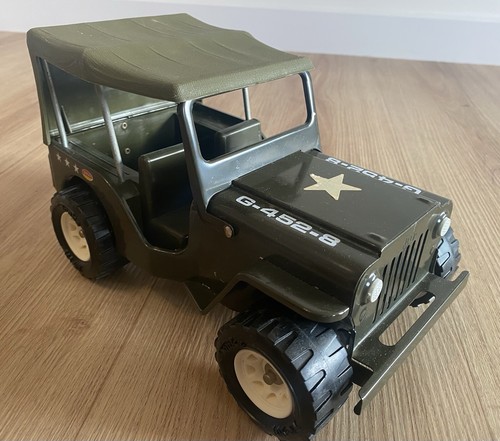 Boxed vintage tonka army - vintage, jeep