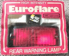 Classic Raydyot Rectangular Rear Fog Light Foglight 1979 New Old Stock 