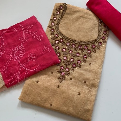 Unstitched suit material - unstitched,