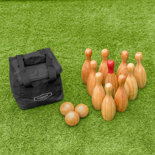 Harrier wooden skittles set - set, |