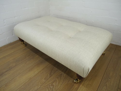 Custom footstool bed end - -,