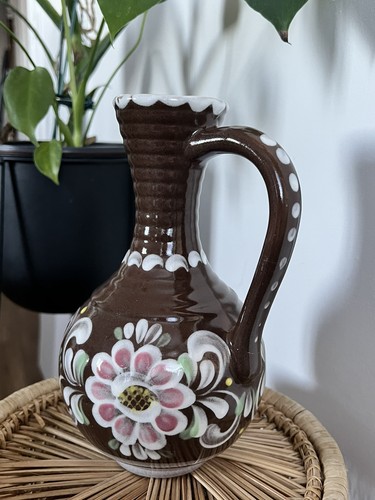 Vintage hand painted keramik - vintage,