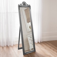 Mirror Large Full Length Stand Antique Vintage Silver Dress Mirror 170cm x 45cm