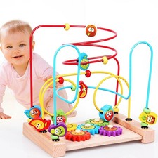 Rollercoaster Wire Bead Maze