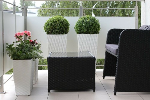 Tall planter garden flower - planter,