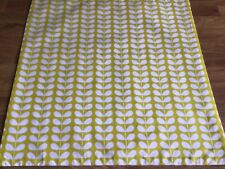 16” Cushion Cover Made W Orla Kiely Tiny Stem Yellow Lightweight Fabric New