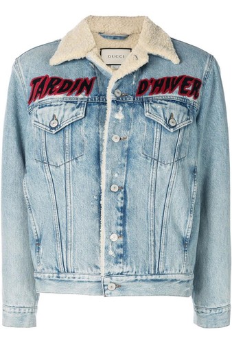 Gucci embellished shearling - gucci,