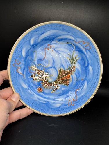 Porcelain plate handpainted - plate,