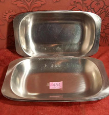 large Platter Stainless Steel  Tray Plate Meat Platter Serving Dish 8 by 14 inch