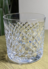Waterford crystal Alana whisky tumblers 3 1/4" superb signed 1sts