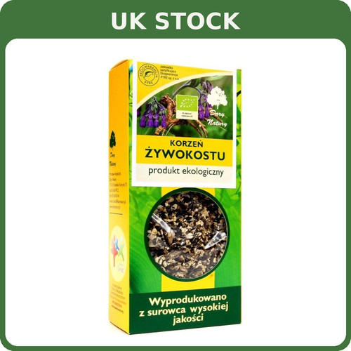 Organic comfrey root cut - root,