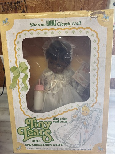 Ideal tiny tears doll black - tears,