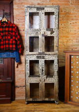 Antique Medical Cabinet metal