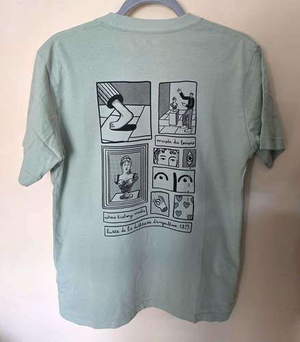 Uniqlo louvre shirt - uniqlo, t-shirt