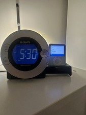 Sony Dream Machine Alarm Clock Radio + Ipod Nano Included