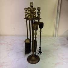 VINTAGE BRASS FIREPLACE 4