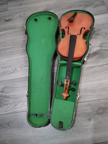 Acoustic wooden violin with - violin,