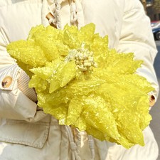 6.72LB Beautiful Minerals/NATIVE SULPHUR Sicily Crystal minerals