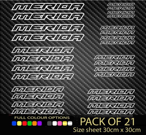 Merida vinyl decal stickers - vinyl,