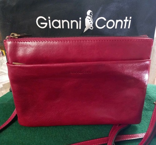 Gianni conti leather red - gianni, bag