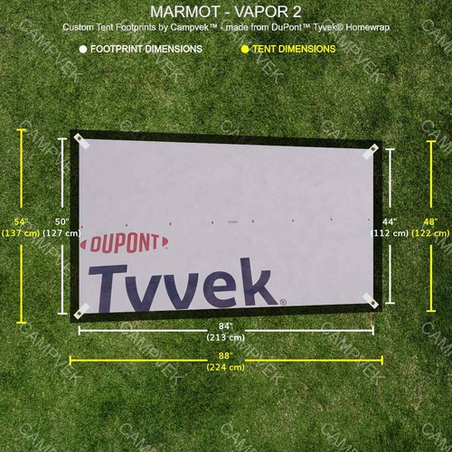 Tyvek footprint for the - for,