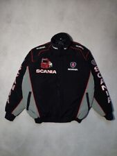 Vintage SCANIA Racing Bomber Jacket Rare Big Logo Size L