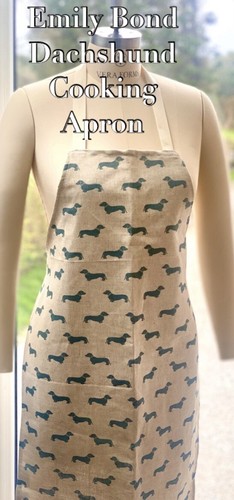 Emily bond dachshund cooking - dachshund,