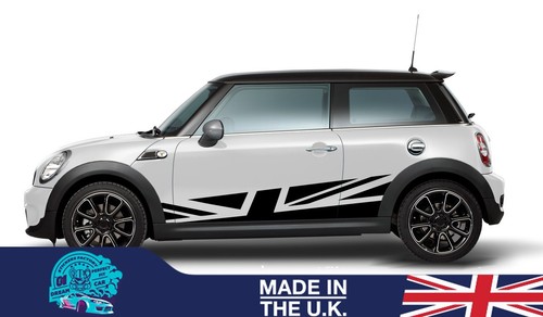 Vinyl side racing stripes - side,